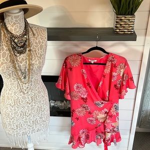 NEW✨ pink floral kimono